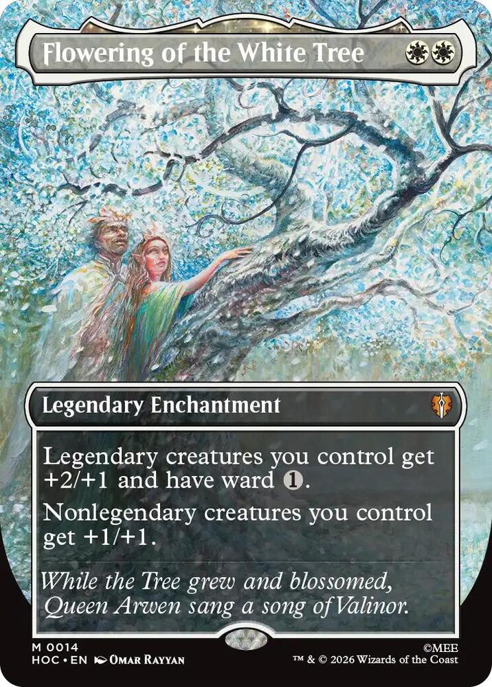 Flowering of the White Tree (Borderless) card image