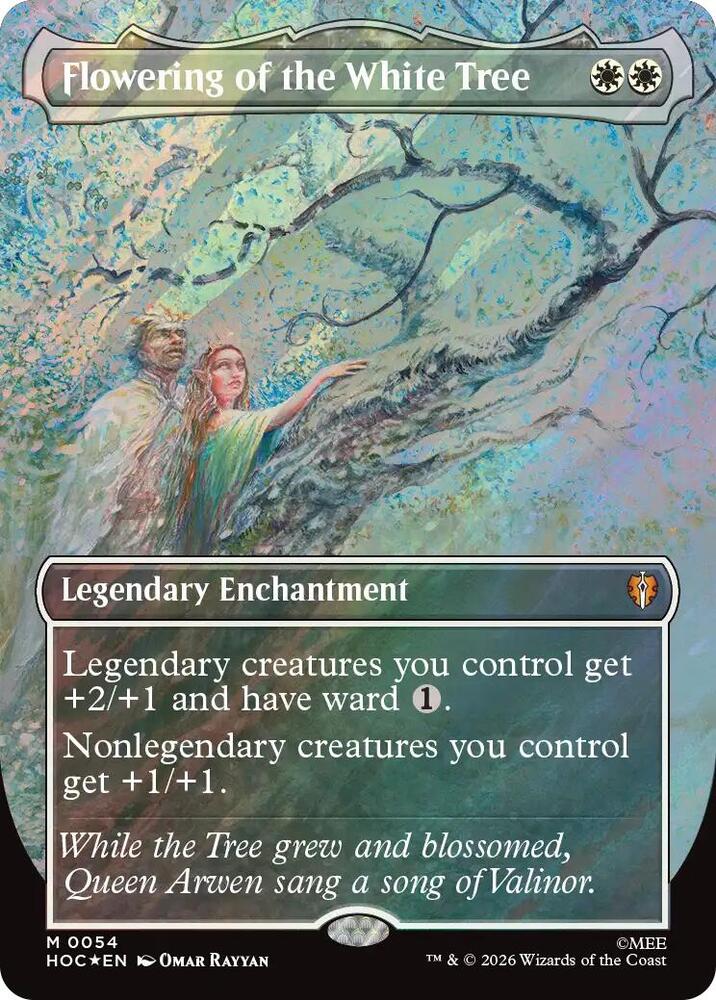 Flowering of the White Tree (Borderless) (Surge Foil) card image