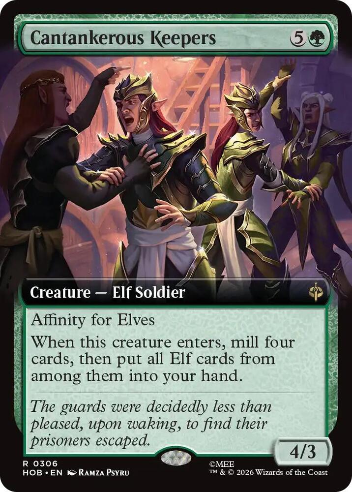 Cantankerous Keepers (Extended Art) card image