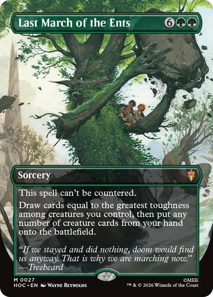 Last March of the Ents (Borderless) card image