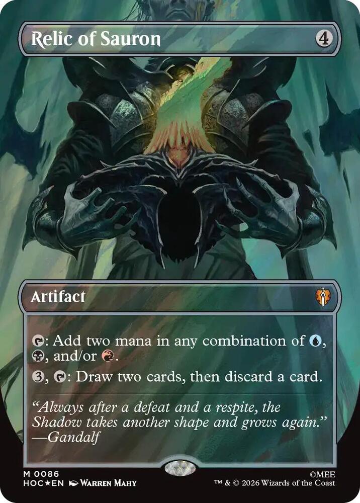 Relic of Sauron (Borderless) (Surge Foil) card image