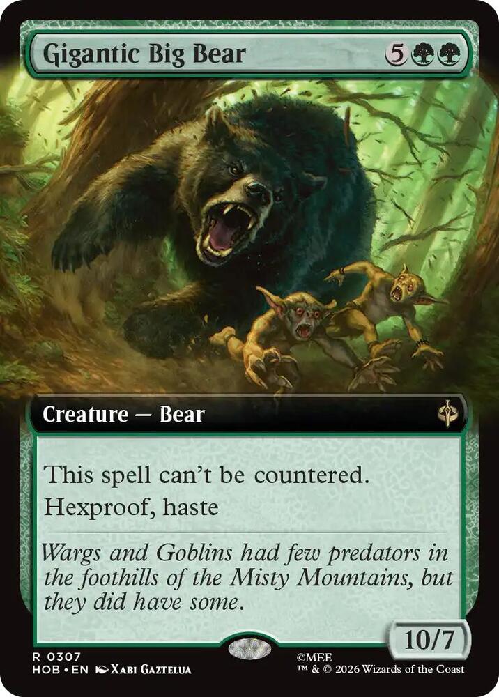 Gigantic Big Bear (Extended Art) card image