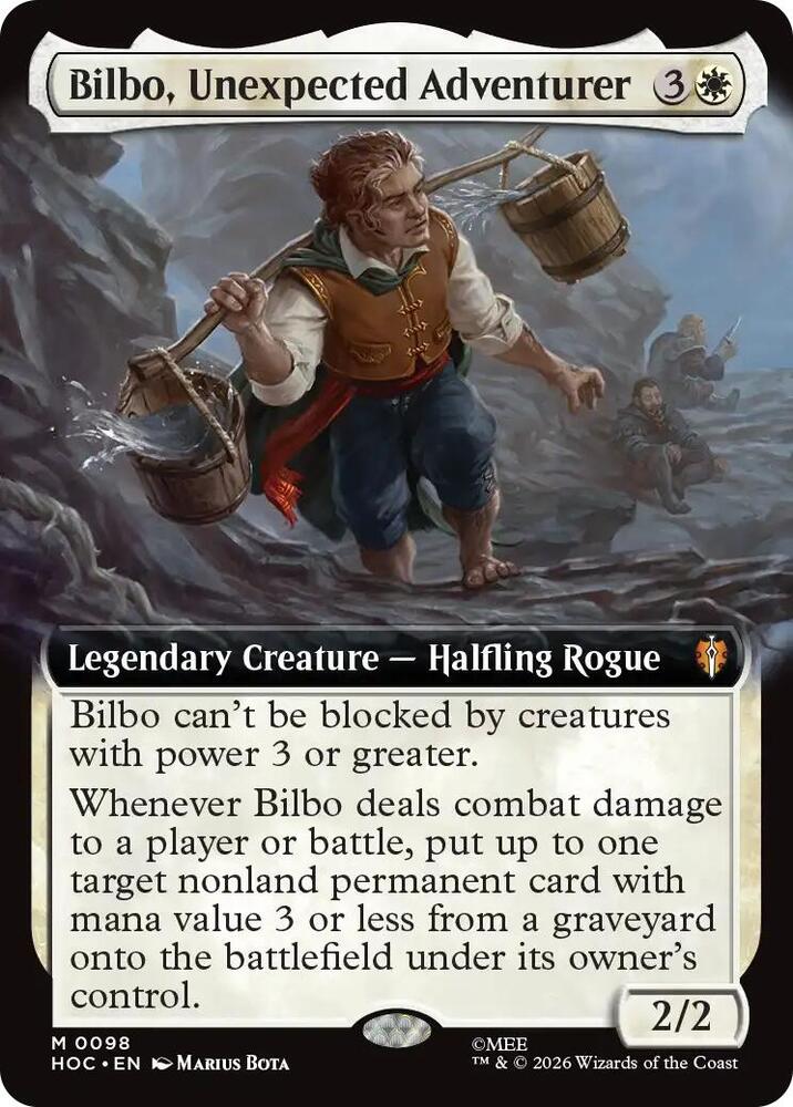 Bilbo, Unexpected Adventurer (Extended Art) card image