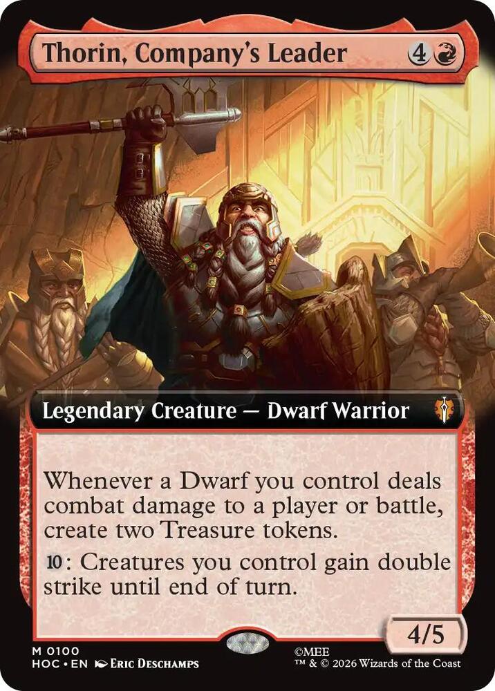 Thorin, Company's Leader (Extended Art) card image