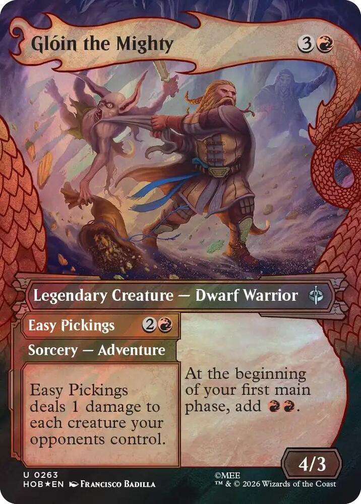 Gloin the Mighty (Showcase) (Surge Foil) card image
