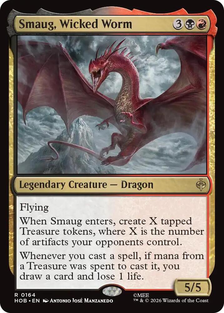 Smaug, Wicked Worm card image