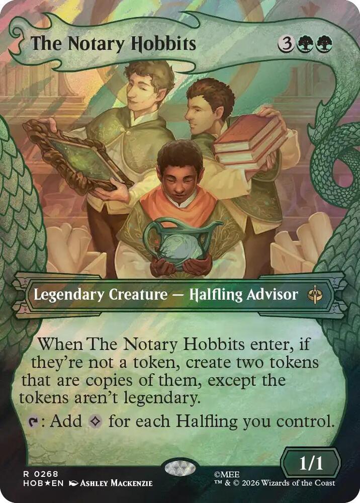 The Notary Hobbits (Showcase) (Surge Foil) card image