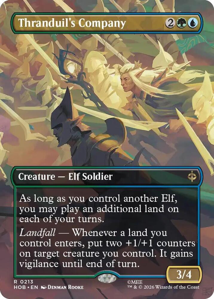 Thranduil's Company (Borderless) card image