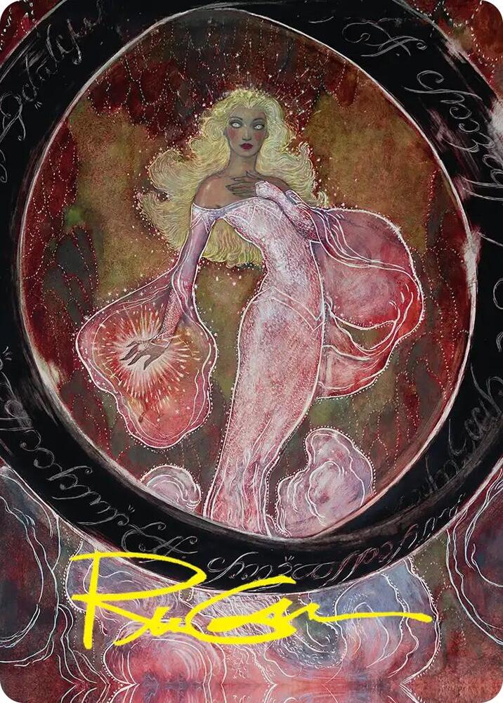 Galadriel's Dismissal Art Card (Gold-Stamped Signature) card image