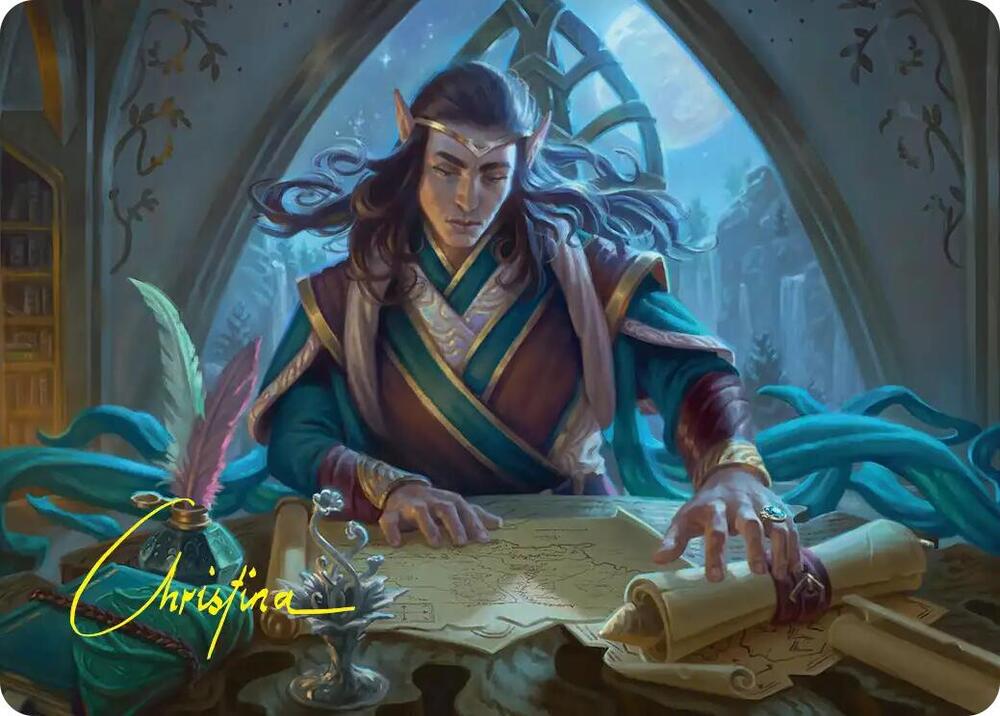 Elrond, Moon-Reader Art Card (Gold-Stamped Signature) card image