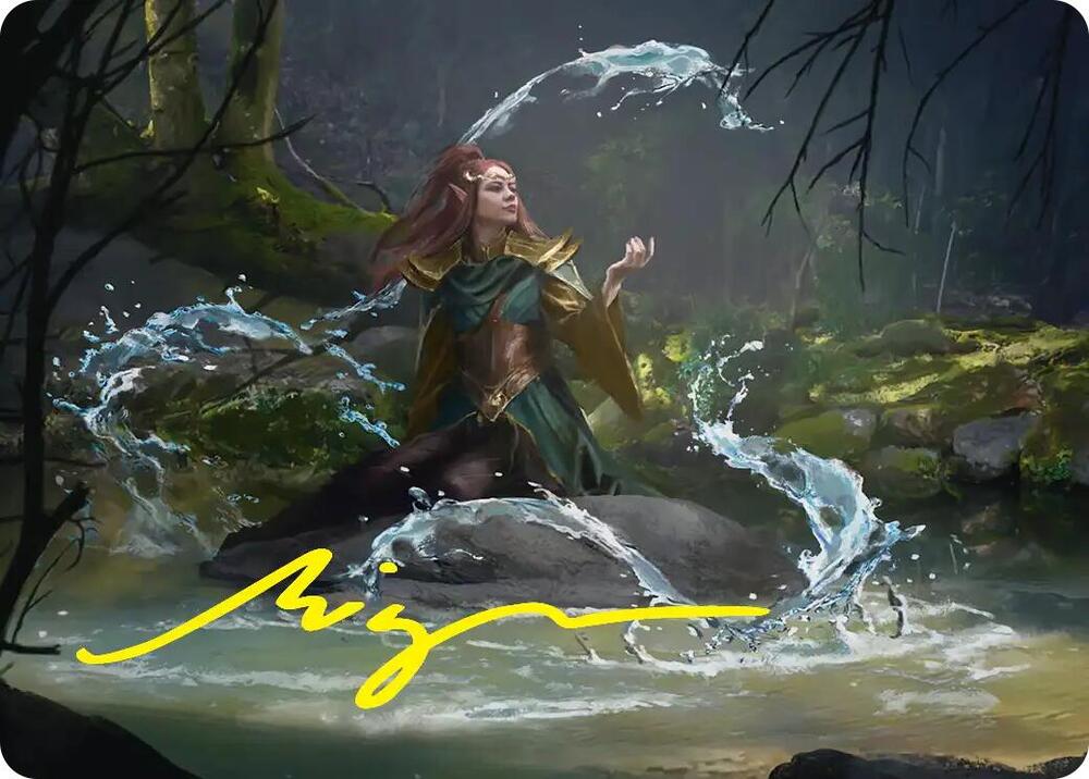 Mirkwood Meditator Art Card (Gold-Stamped Signature) card image