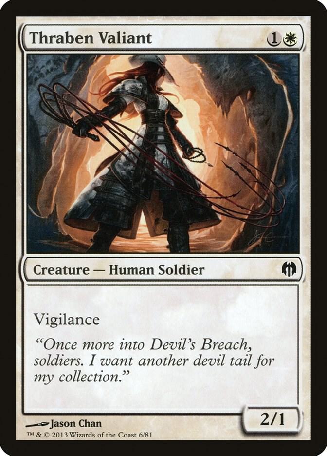 Thraben Valiant card image