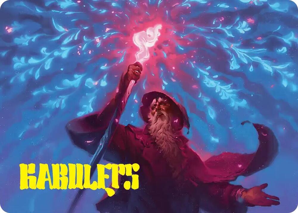 Wizard's Staff Art Card (Gold-Stamped Signature) card image