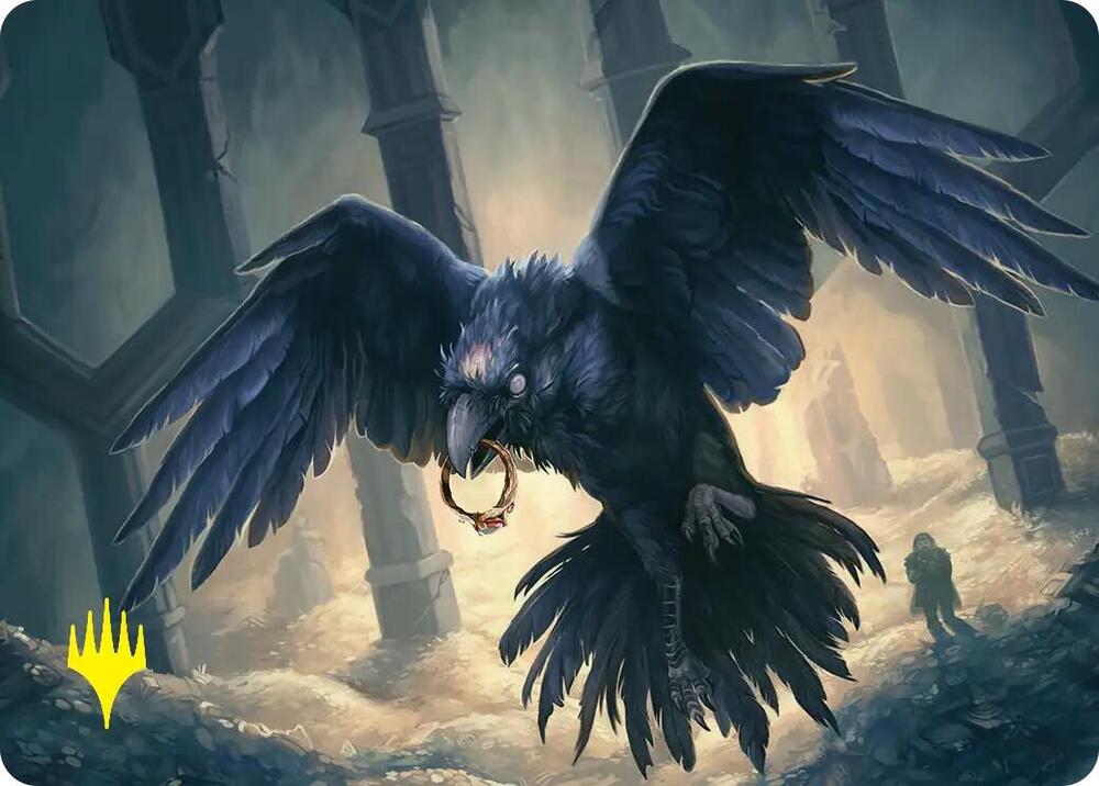 Most Decrepit Old Bird Art Card (Gold-Stamped) card image