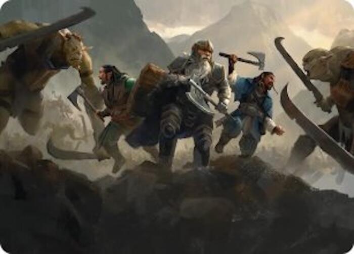 Struggle of Howling Steel Art Card card image