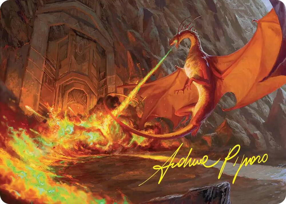 Smaug's Fury Art Card (Gold-Stamped Signature) card image