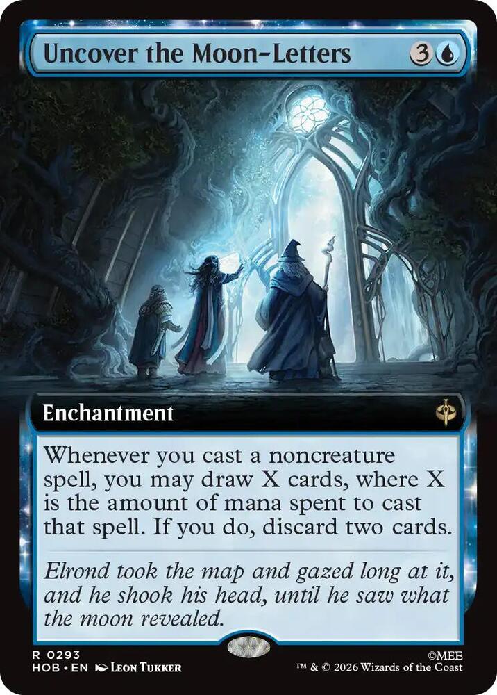 Uncover the Moon-Letters (Extended Art) card image