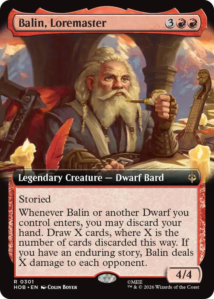 Balin, Loremaster (Extended Art) card image