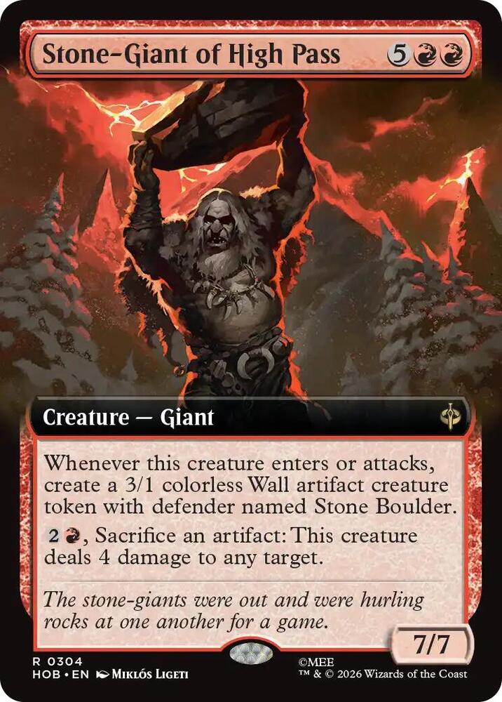Stone-Giant of High Pass (Extended Art) card image