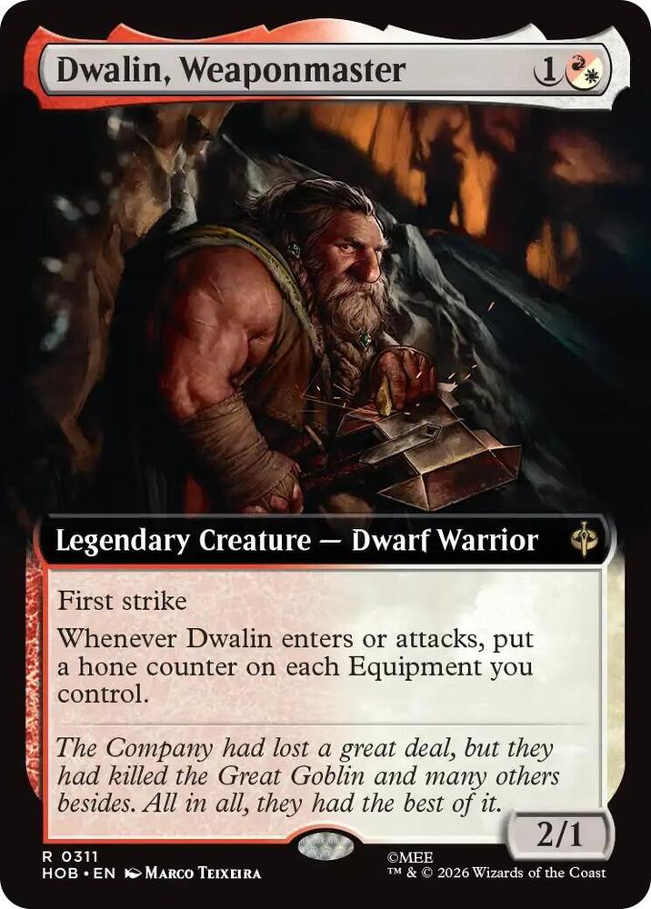 Dwalin, Weaponmaster (Extended Art) card image