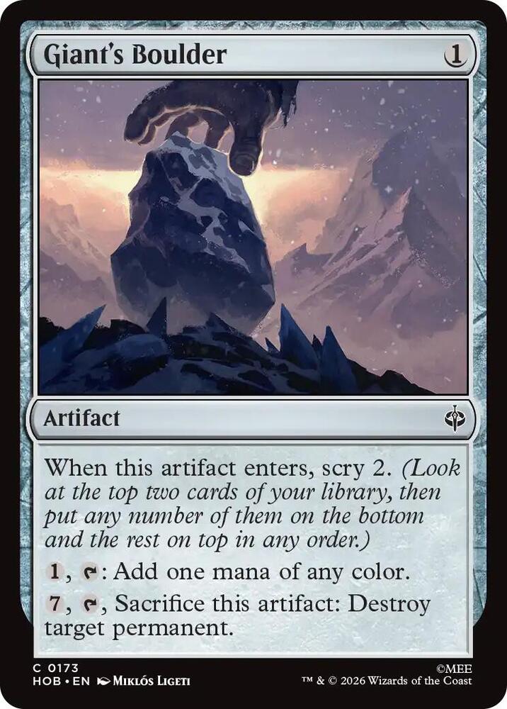 Giant's Boulder card image