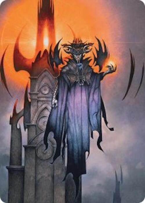 Sauron, the Lidless Eye Art Card card image
