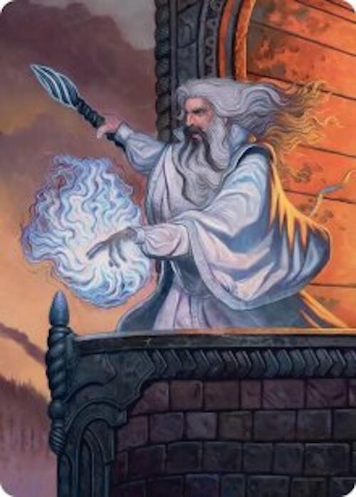 Saruman of Many Colors Art Card card image