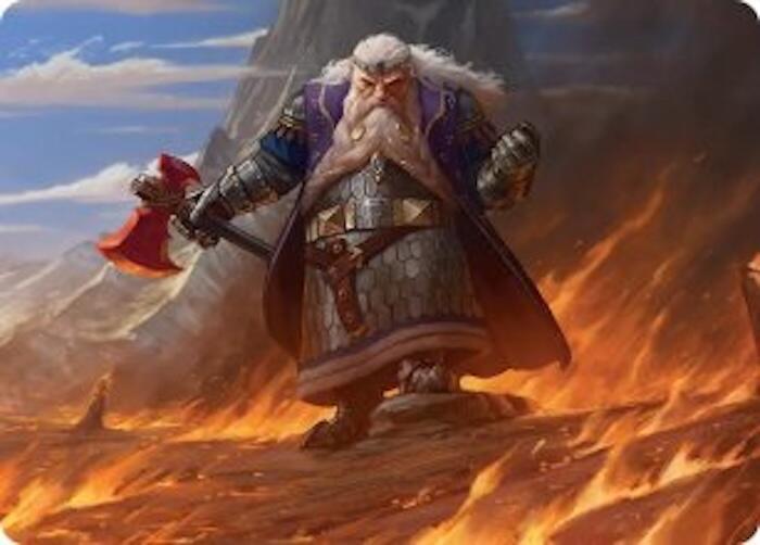 Dáin of the Ancient Halls Art Card card image