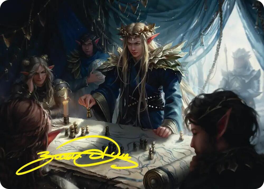 Thranduil the Strategist Art Card (Gold-Stamped Signature) card image