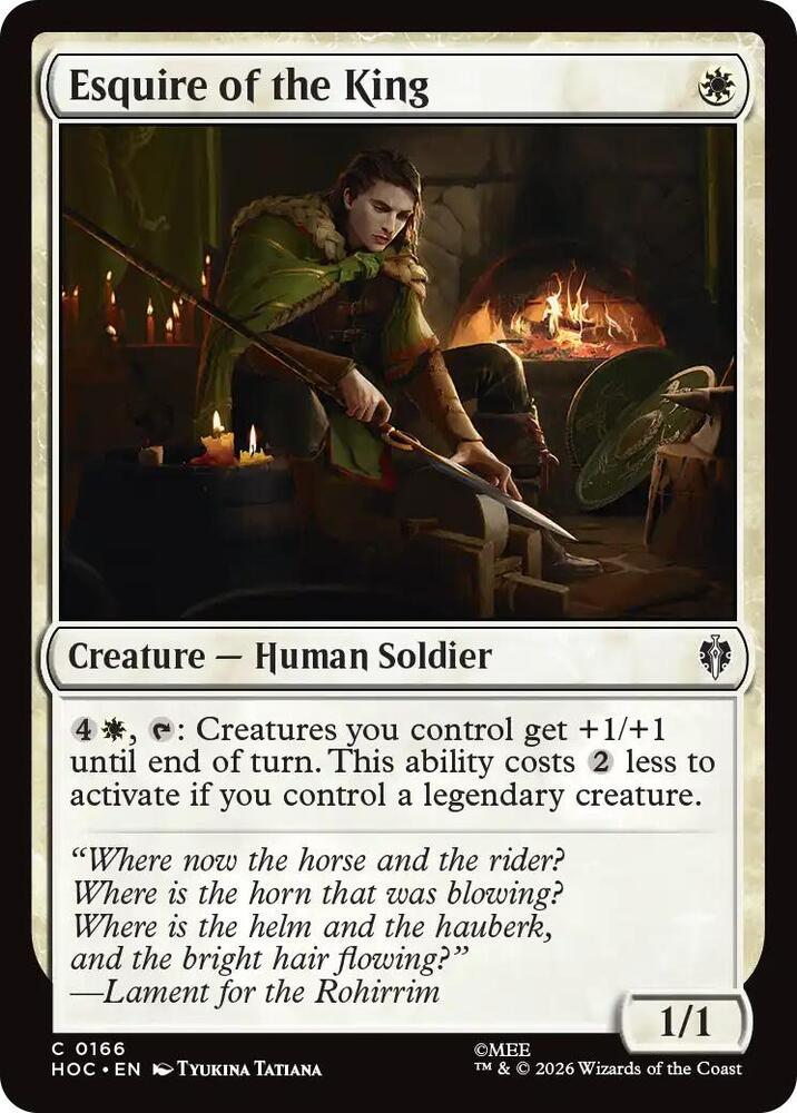 Esquire of the King card image