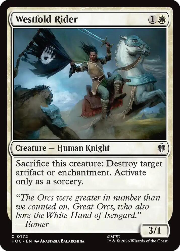 Westfold Rider card image