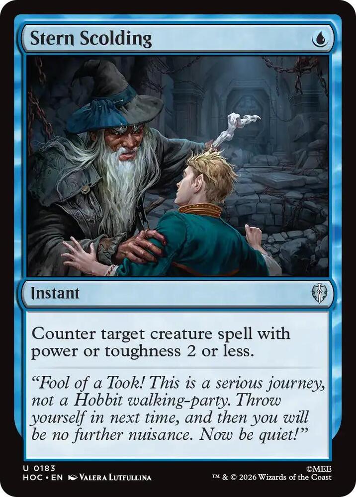 Stern Scolding card image
