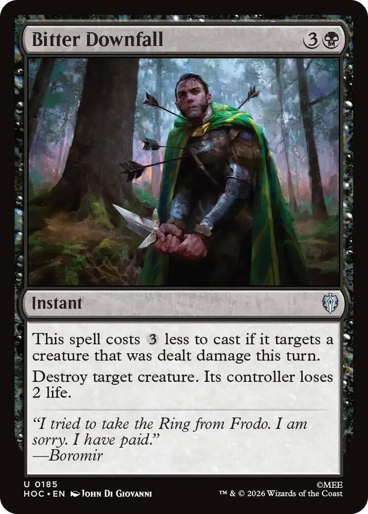 Bitter Downfall card image