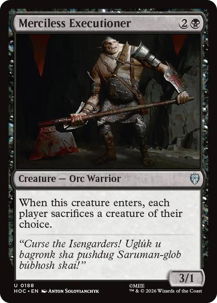 Merciless Executioner card image
