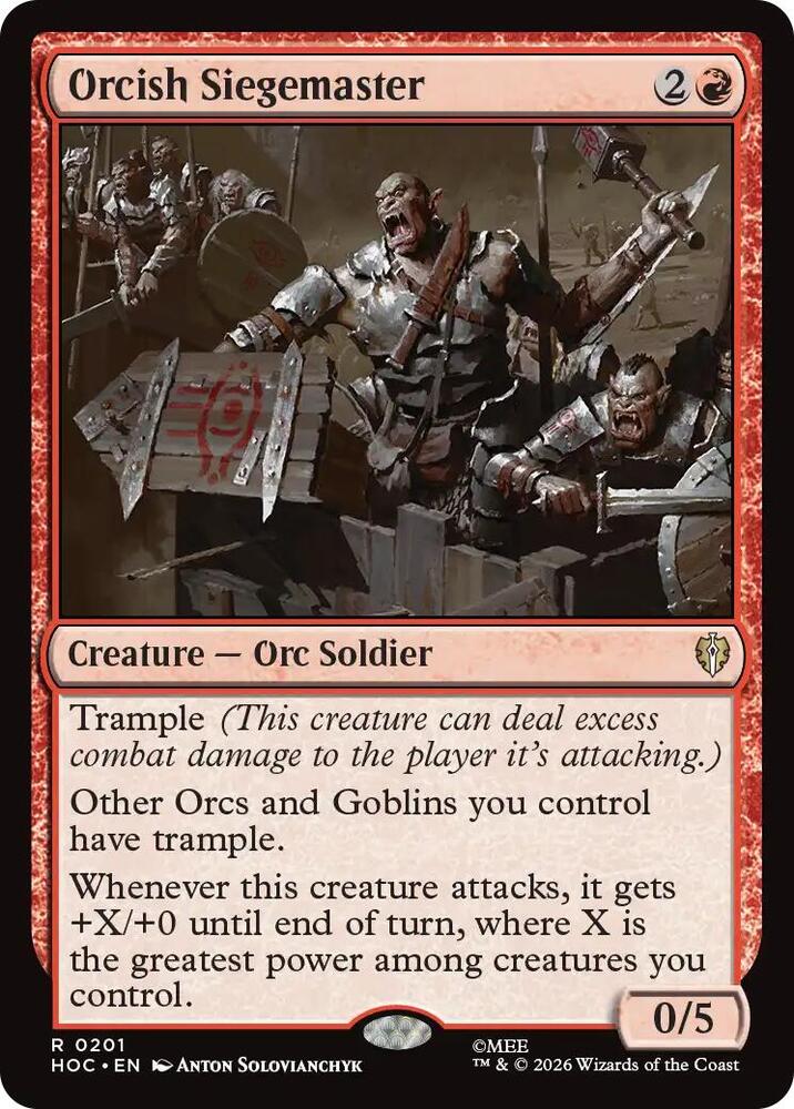 Orcish Siegemaster card image