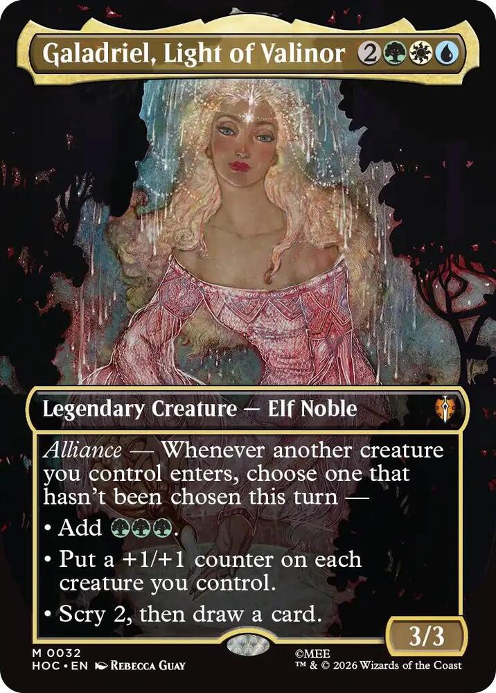Galadriel, Light of Valinor (Borderless) card image