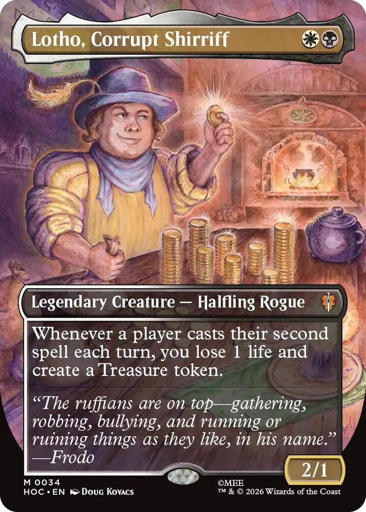 Lotho, Corrupt Shirriff (Borderless) card image
