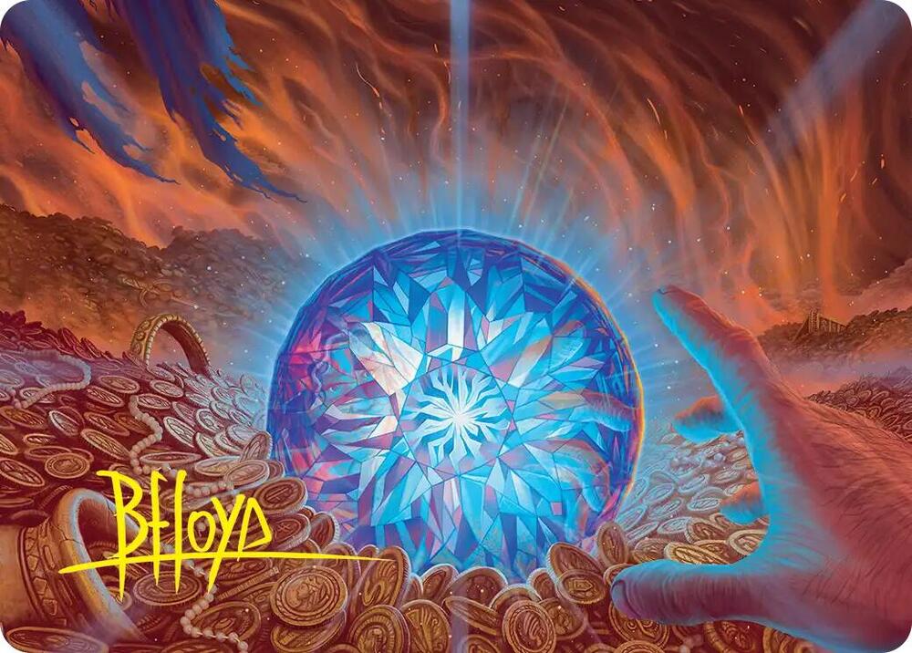 The Arkenstone Art Card (Gold-Stamped Signature) card image