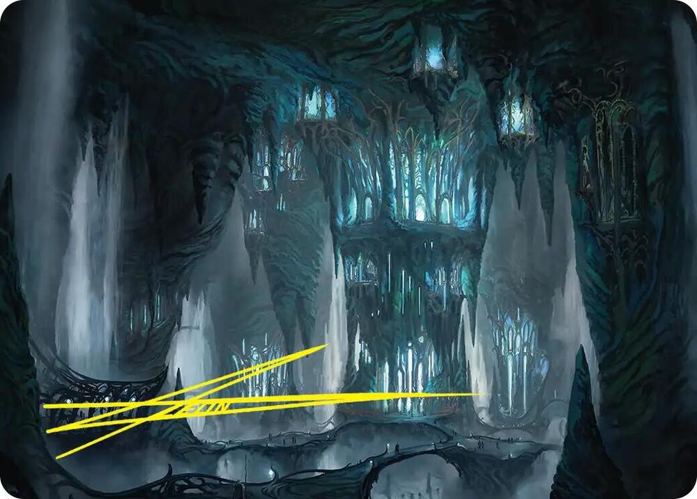 Elvenking's Halls Art Card (Gold-Stamped Signature) card image