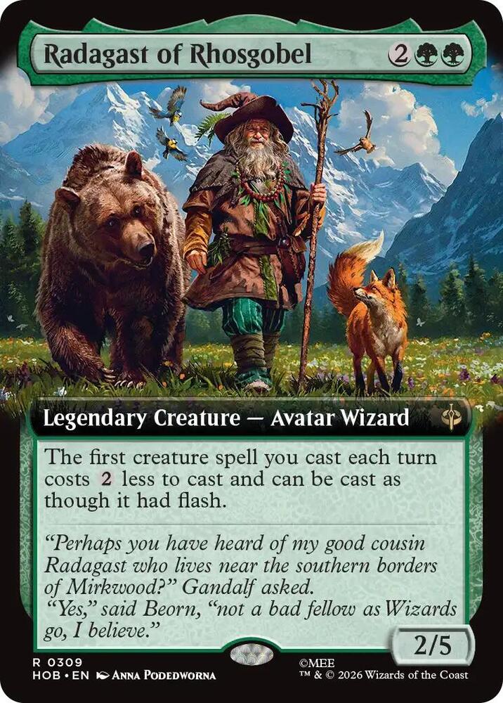 Radagast of Rhosgobel (Extended Art) card image