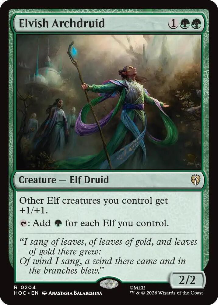 Elvish Archdruid card image