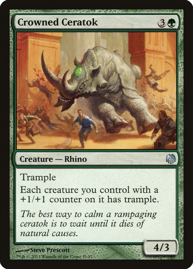 Crowned Ceratok card image