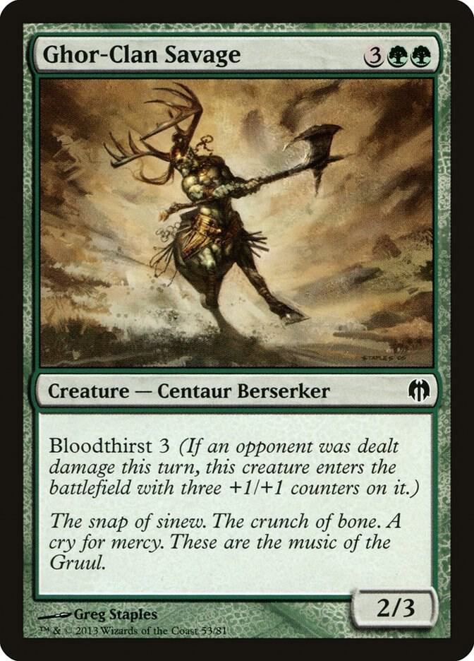 Ghor-Clan Savage card image