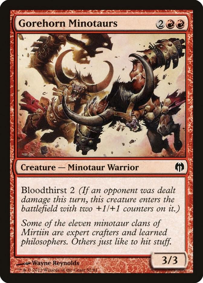 Gorehorn Minotaurs card image