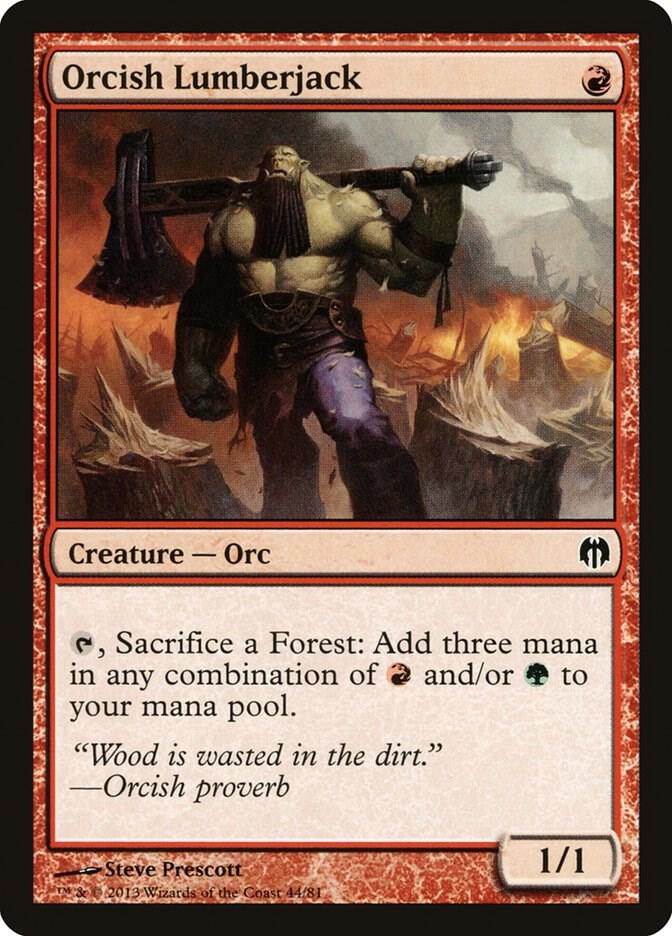 Orcish Lumberjack card image