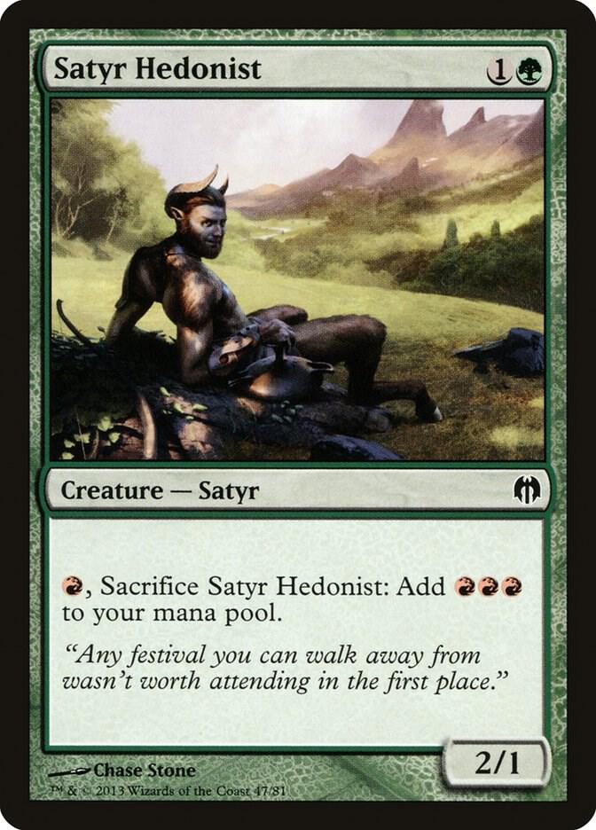 Satyr Hedonist card image