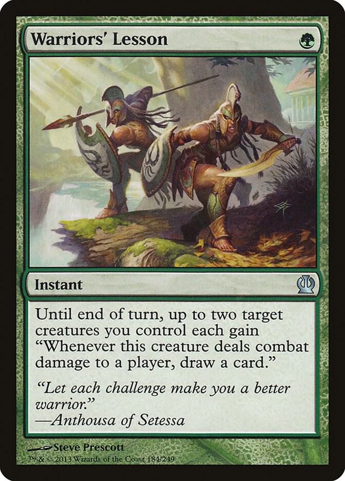 Warriors' Lesson card image