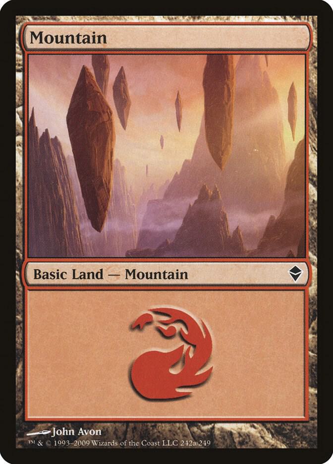 Mountain (242a) card image