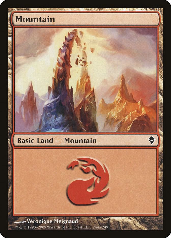 Mountain (244a) card image