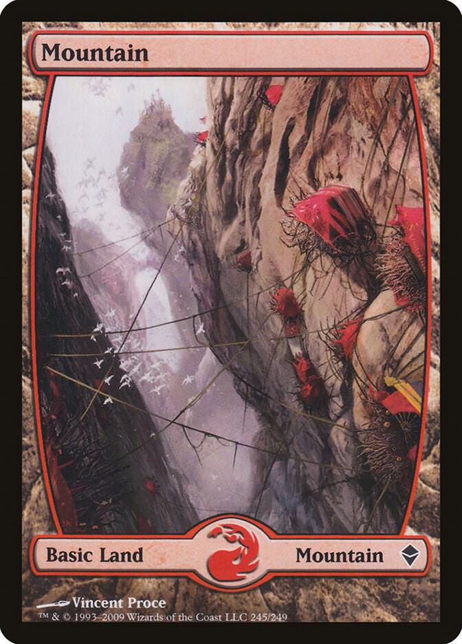 Mountain (245) - Full Art card image